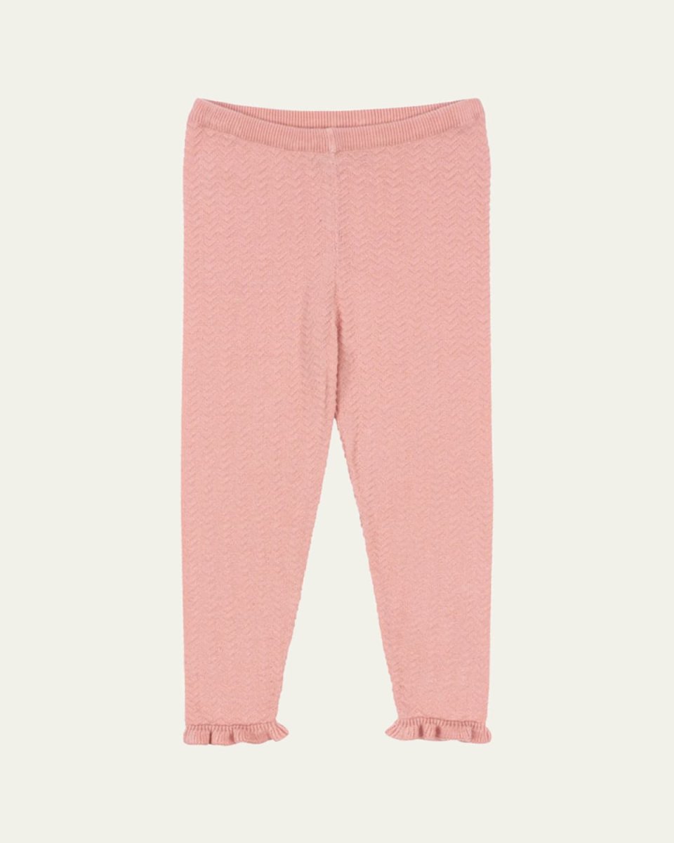 Girl's Cypres Textured Pants, Size 12M-10